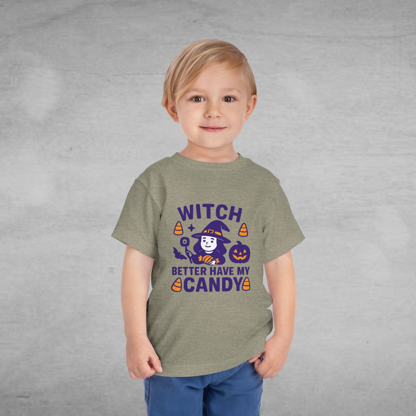 Halloween Toddler Tee - "Witch Better Have My Candy" - Vampire Shirt