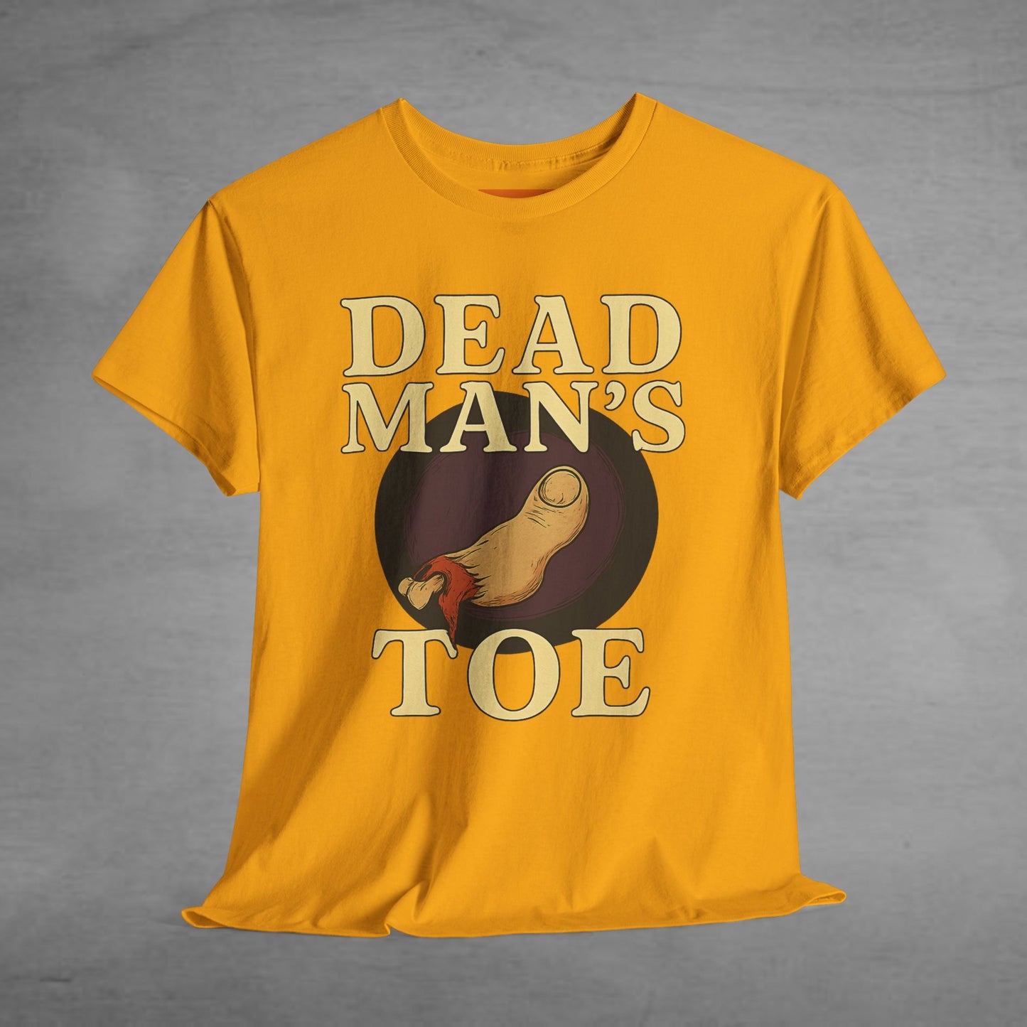 Dead Man's Toe Heavy Cotton Tee, Funny Graphic Shirt, Halloween Costume Party Tee, Unique Gift Idea, Casual Wear, Hocus Pocus