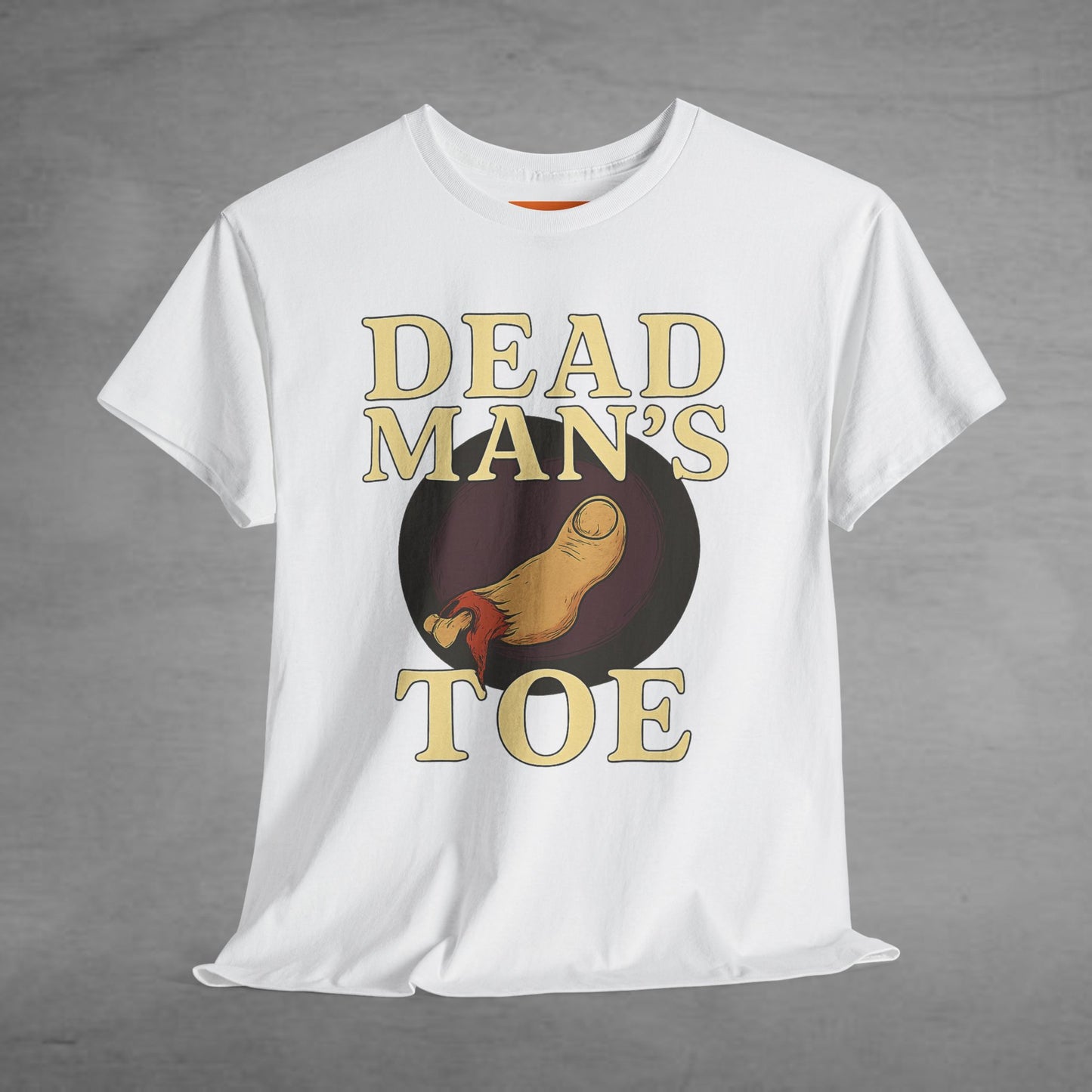 Dead Man's Toe Heavy Cotton Tee, Funny Graphic Shirt, Halloween Costume Party Tee, Unique Gift Idea, Casual Wear, Hocus Pocus