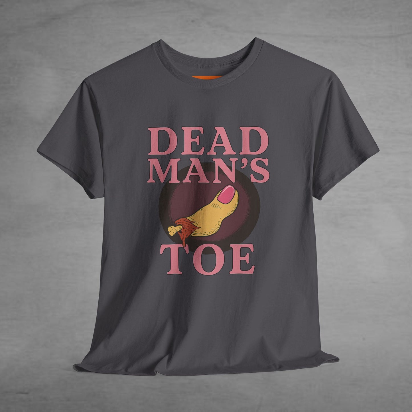 Pink Dead Man's Toe Heavy Cotton Tee, Funny Graphic Shirt, Halloween Costume Party Tee, Unique Gift Idea, Casual Wear, Hocus Pocus