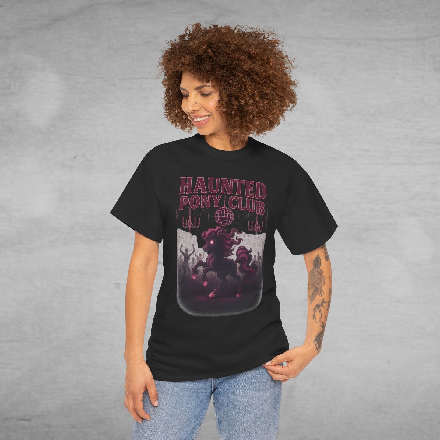 Halloween Haunted Pony Club Tee