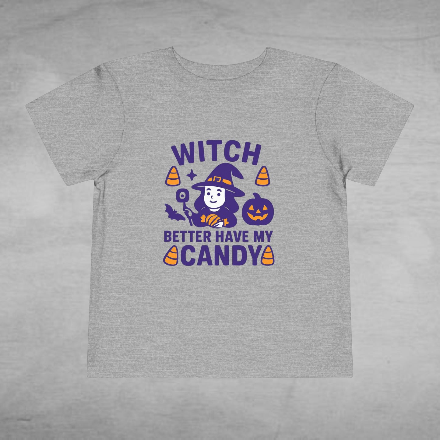 Halloween Toddler Tee - "Witch Better Have My Candy" - Vampire Shirt