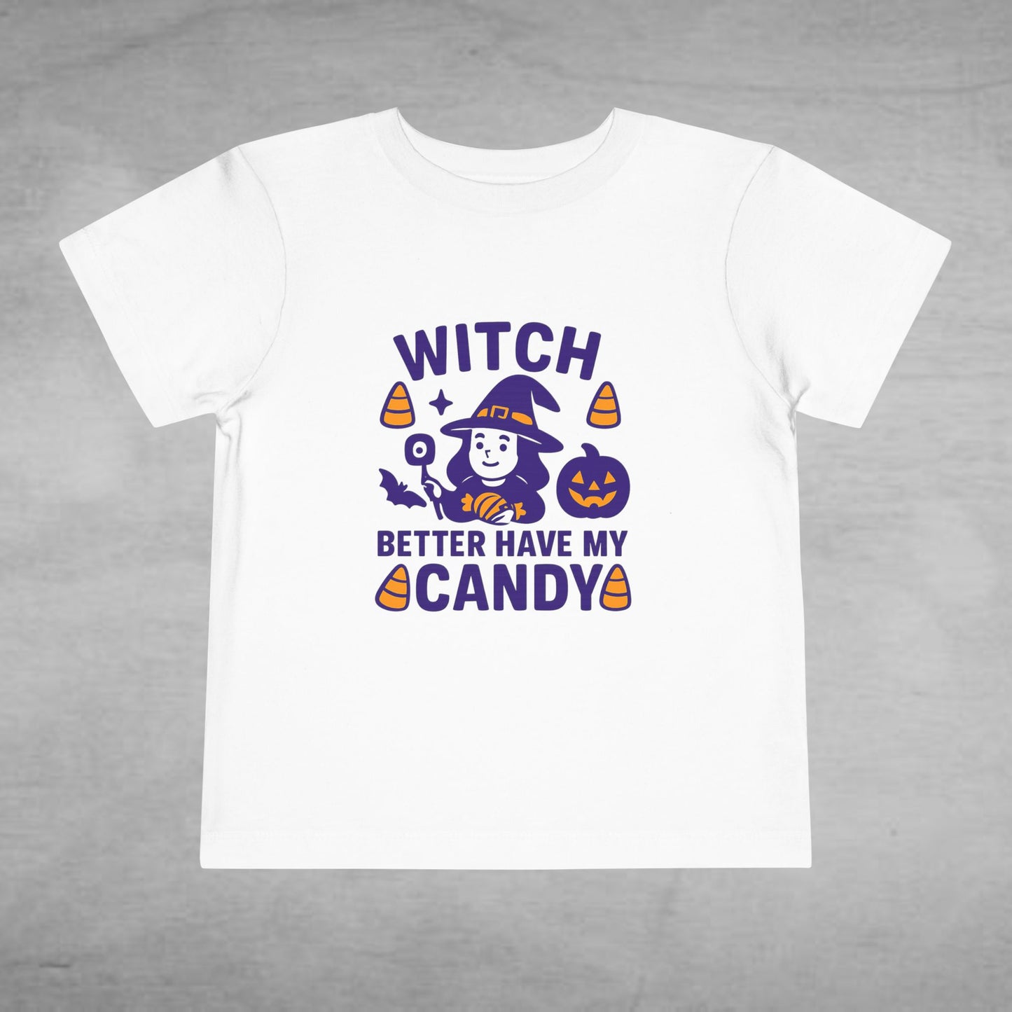 Halloween Toddler Tee - "Witch Better Have My Candy" - Vampire Shirt
