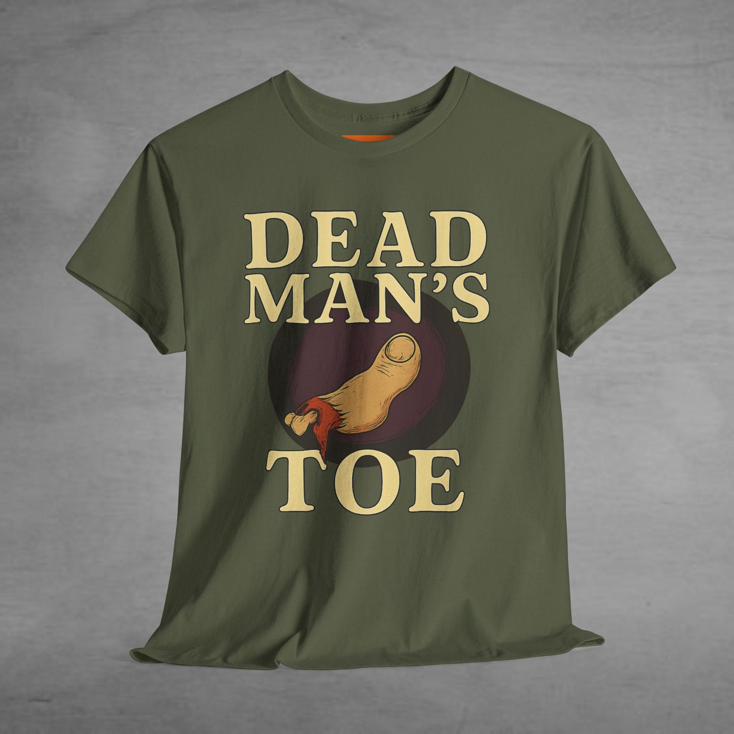 Dead Man's Toe Heavy Cotton Tee, Funny Graphic Shirt, Halloween Costume Party Tee, Unique Gift Idea, Casual Wear, Hocus Pocus