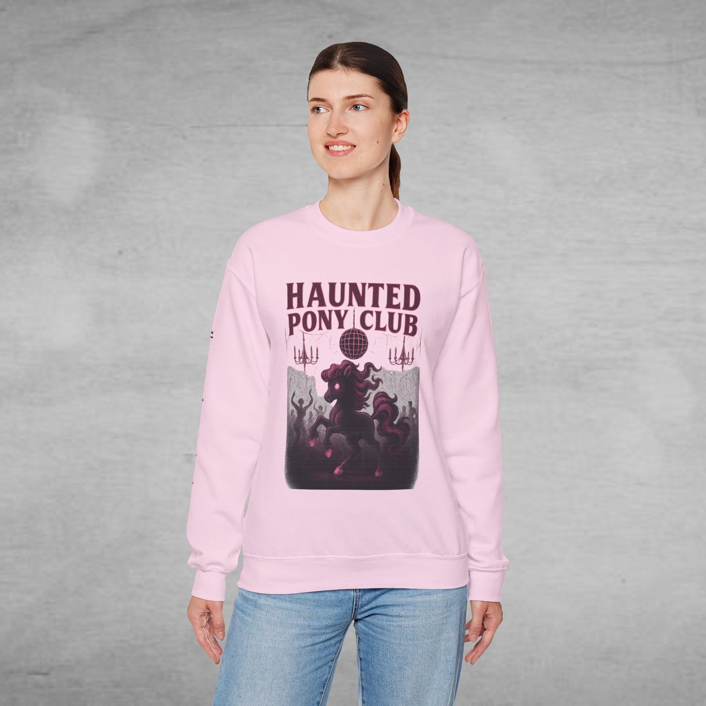 Haunted Pony Club Crewneck Sweater – Halloween Sweater