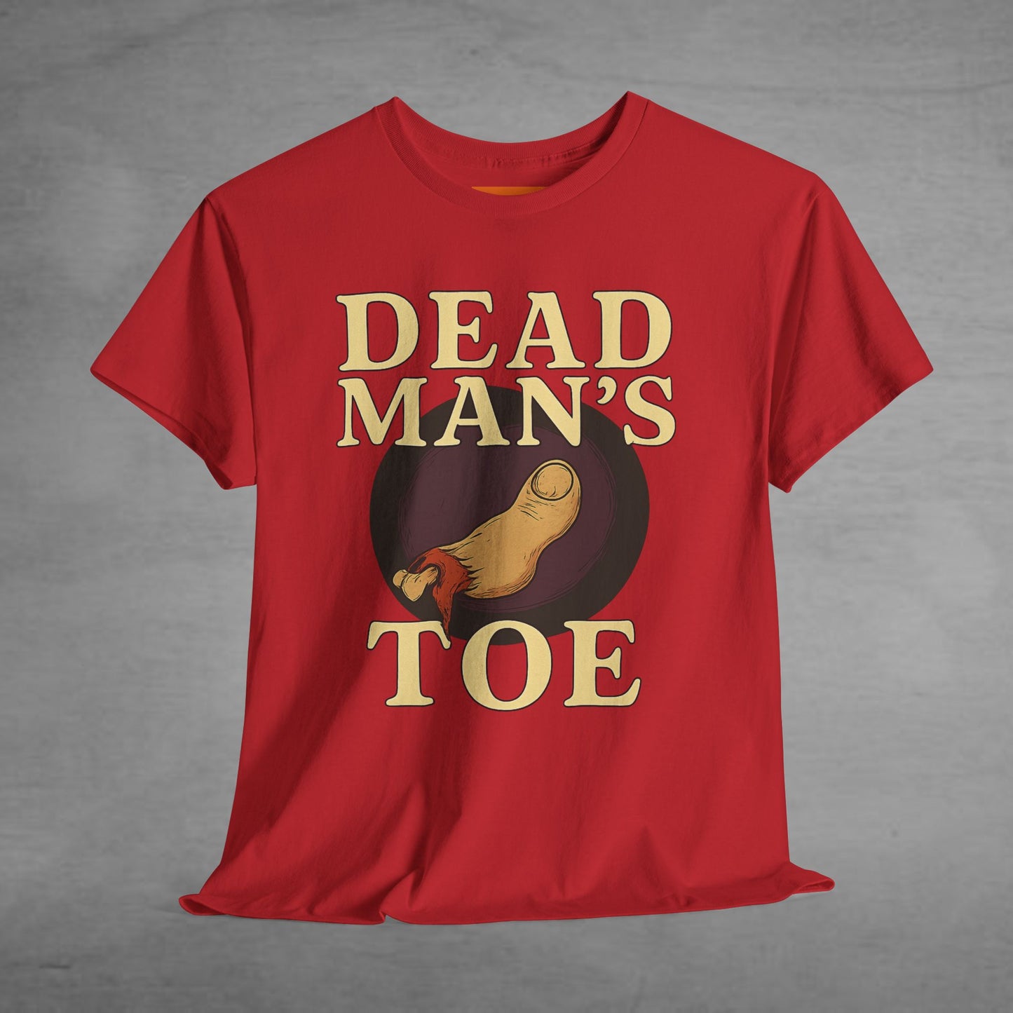 Dead Man's Toe Heavy Cotton Tee, Funny Graphic Shirt, Halloween Costume Party Tee, Unique Gift Idea, Casual Wear, Hocus Pocus