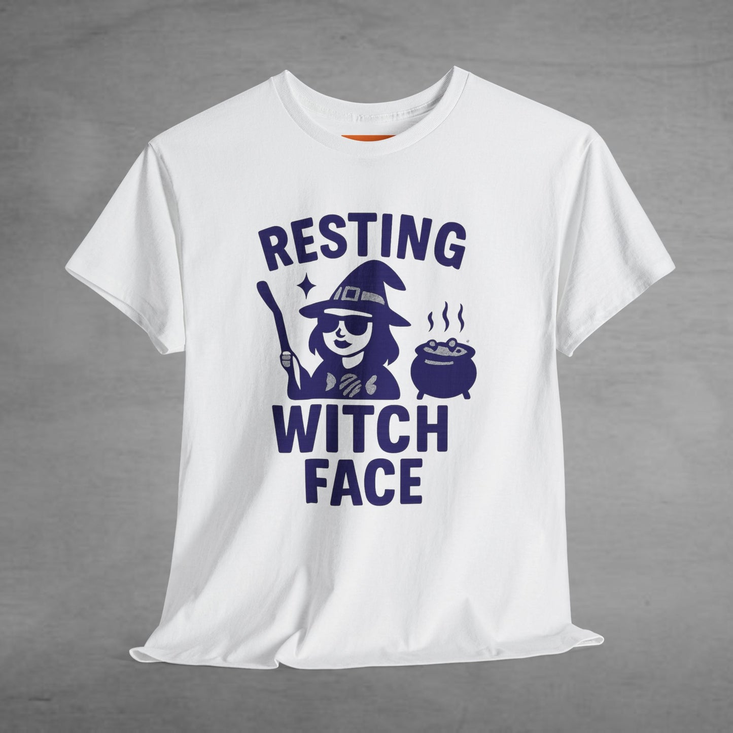 Resting Witch Face Funny Halloween T-Shirt