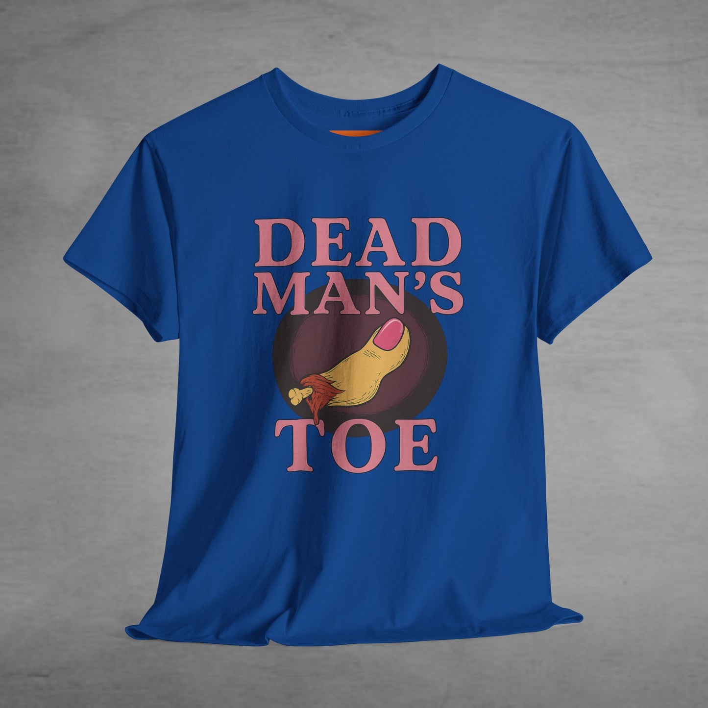 Pink Dead Man's Toe Heavy Cotton Tee, Funny Graphic Shirt, Halloween Costume Party Tee, Unique Gift Idea, Casual Wear, Hocus Pocus