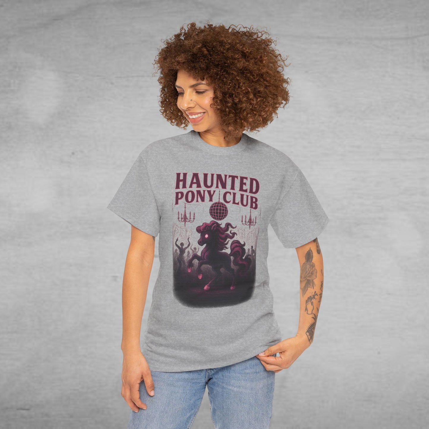 Halloween Haunted Pony Club Tee