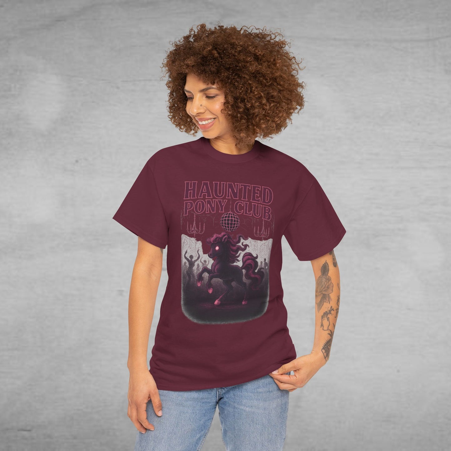 Halloween Haunted Pony Club Tee