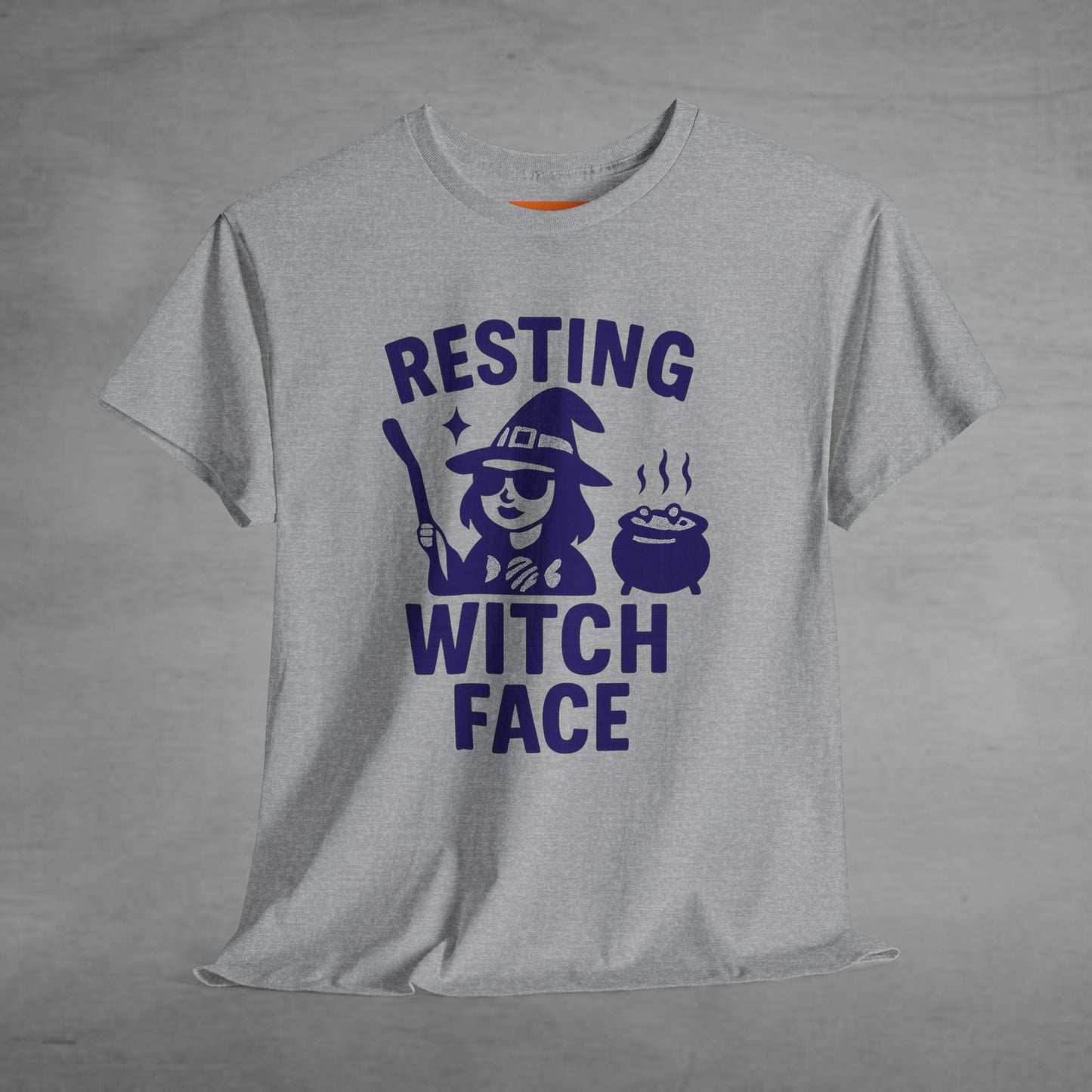 Resting Witch Face Funny Halloween T-Shirt