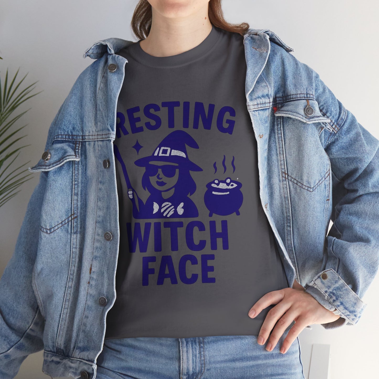 Resting Witch Face Funny Halloween T-Shirt