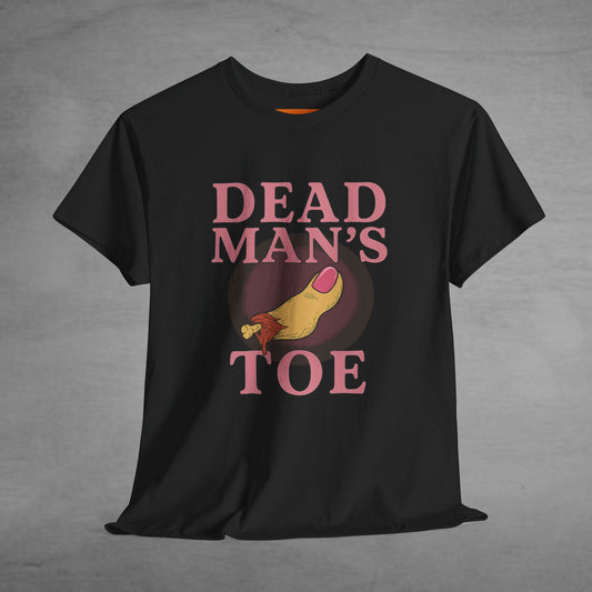 Pink Dead Man's Toe Heavy Cotton Tee, Funny Graphic Shirt, Halloween Costume Party Tee, Unique Gift Idea, Casual Wear, Hocus Pocus