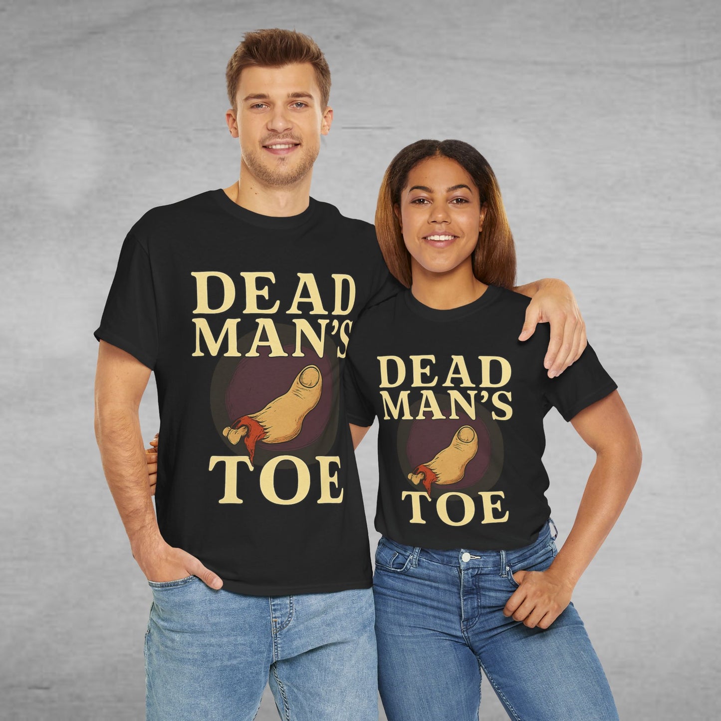 Dead Man's Toe Heavy Cotton Tee, Funny Graphic Shirt, Halloween Costume Party Tee, Unique Gift Idea, Casual Wear, Hocus Pocus