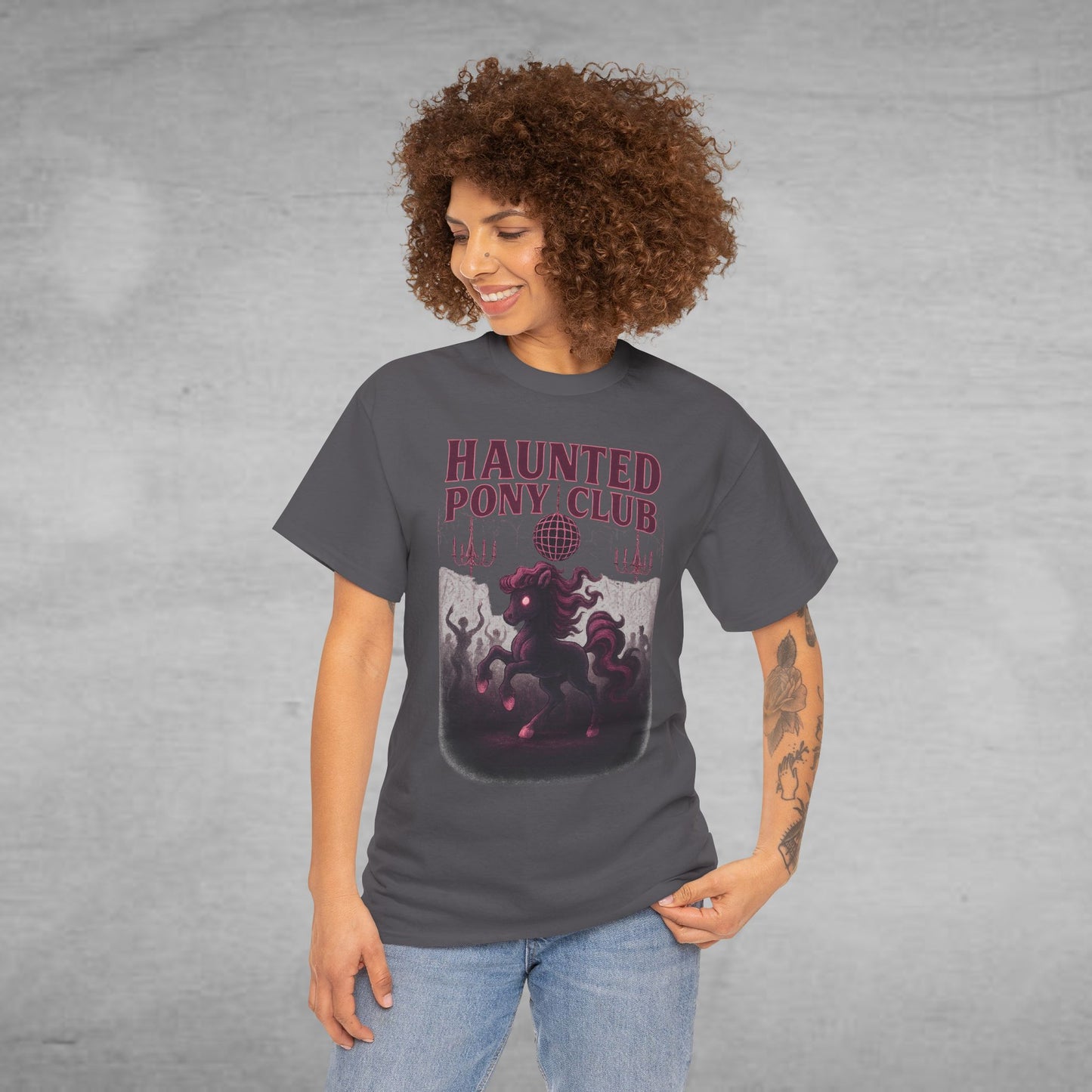 Halloween Haunted Pony Club Tee