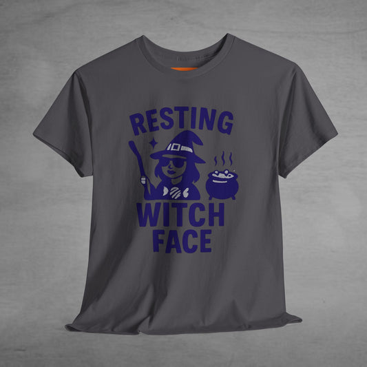 Resting Witch Face Funny Halloween T-Shirt