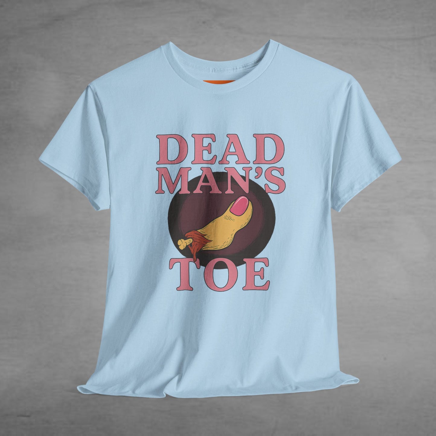 Pink Dead Man's Toe Heavy Cotton Tee, Funny Graphic Shirt, Halloween Costume Party Tee, Unique Gift Idea, Casual Wear, Hocus Pocus