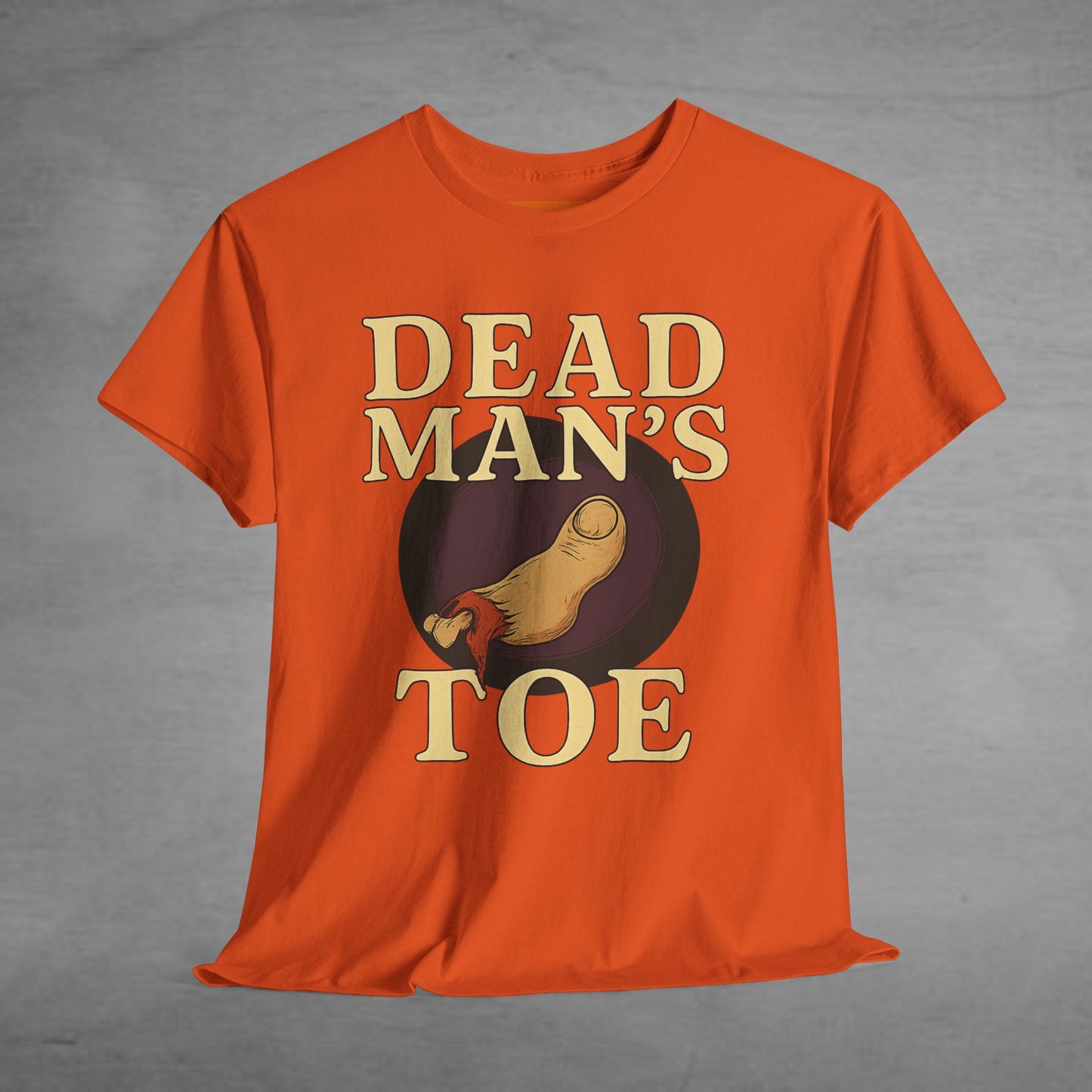 Dead Man's Toe Heavy Cotton Tee, Funny Graphic Shirt, Halloween Costume Party Tee, Unique Gift Idea, Casual Wear, Hocus Pocus